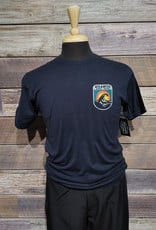 Atlantic Surf Co Atlantic Surf Shop Sunset Wave Navy T-shirt