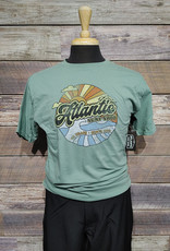 Atlantic Surf Co Atlantic Surf Shop Retro Sunrise T-shirt Sage