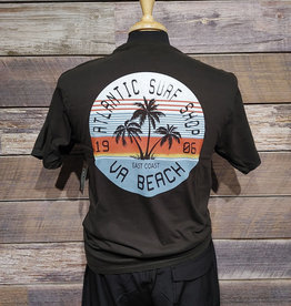 Atlantic Surf Co Atlantic Surf Palm Circle T-shirt Black