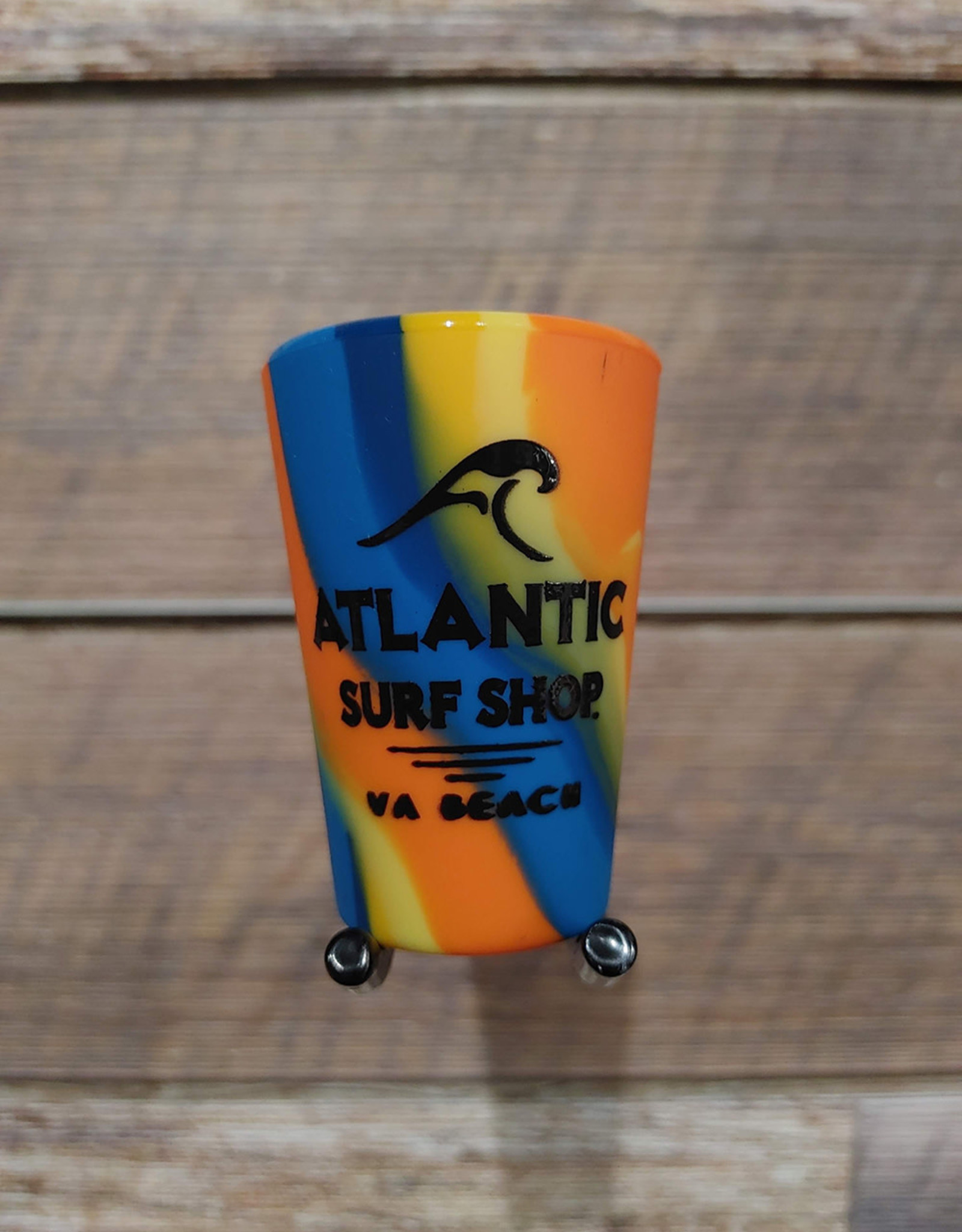 Sili Pints Atlantic Surf Sili Pint Shot Glass Tie Dye Orange/Blue