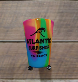Sili Pints Atlantic Surf Sili Pint Shot Glass Hippie Tie Dye