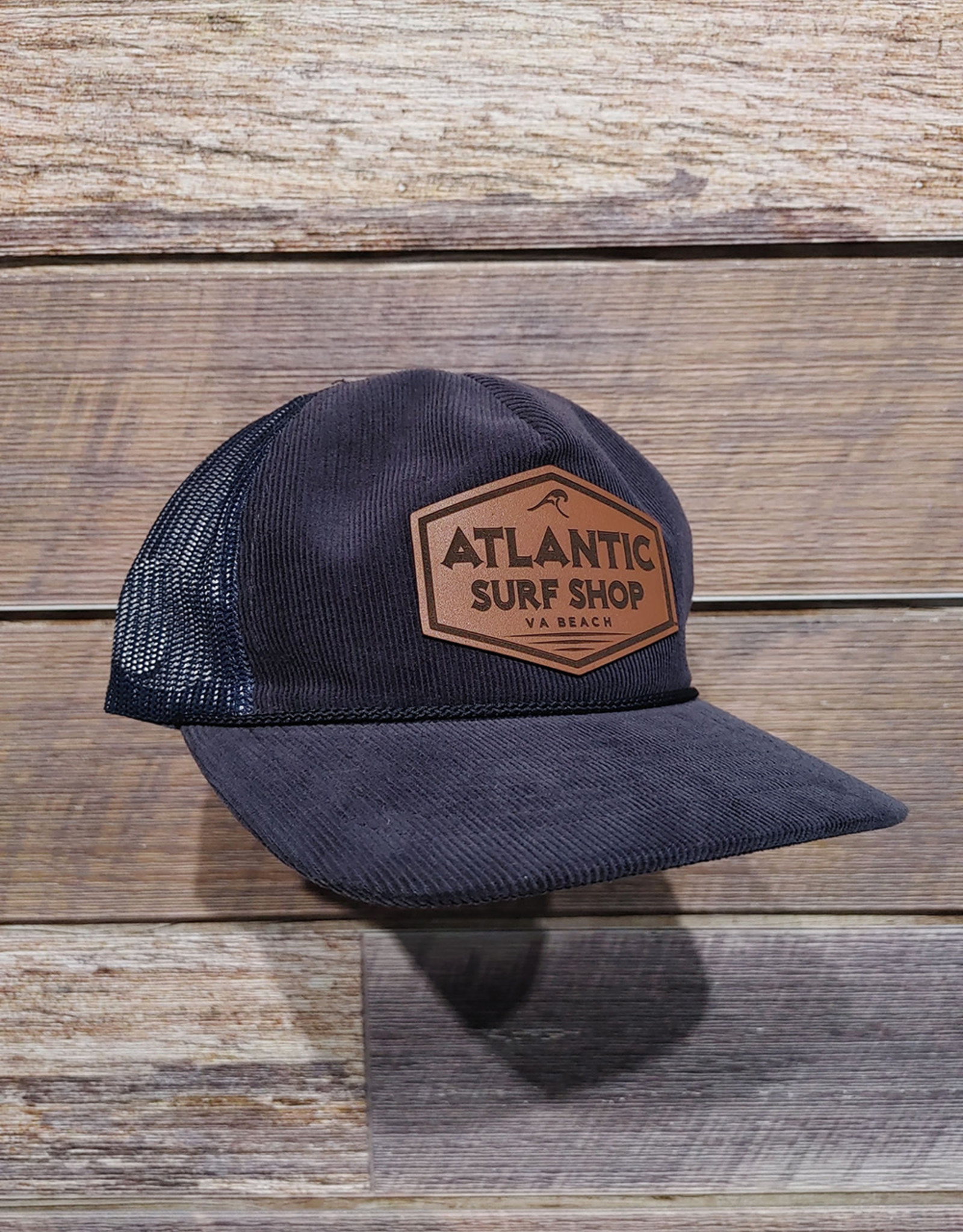 Atlantic Surf Co Atlantic Surf Corduroy Snapback Trucker Hat Navy/Navy