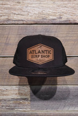 Atlantic Surf Co Atlantic Surf New Era Snapback Trucker Hat Black/Black