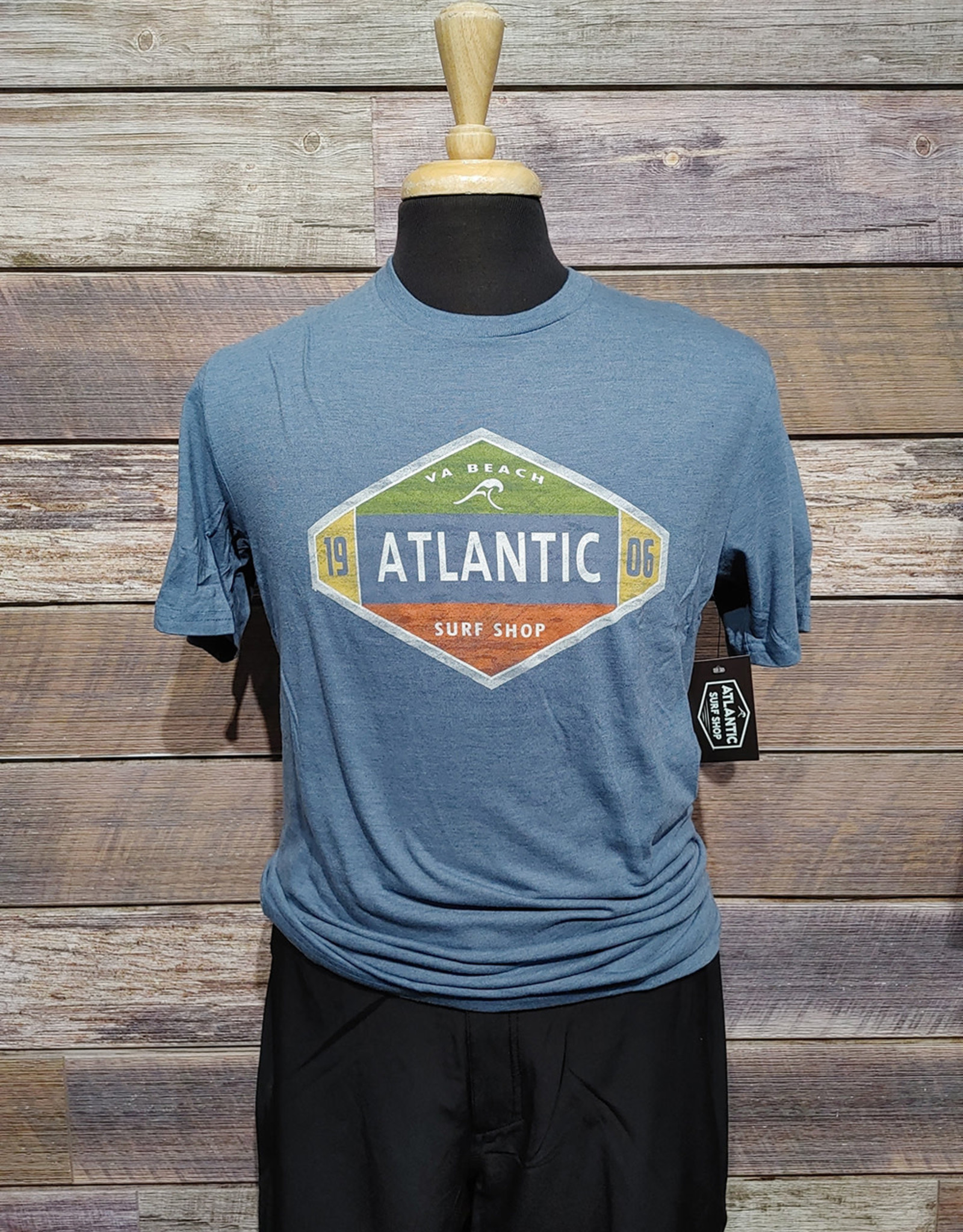 Atlantic Surf Co Atlantic Surf Shop Buoy T-shirt Blue