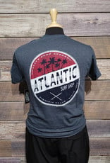 Atlantic Surf Co Atlantic Surf Shop Label T-shirt Vintage Navy