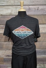 Atlantic Surf Co Atlantic Surf Shop Wave Diamond Triblend T-shirt Black