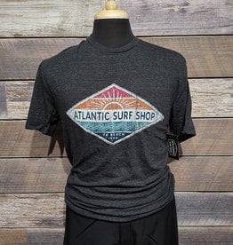 Atlantic Surf Co Atlantic Surf Wave Diamond Triblend T-shirt Black