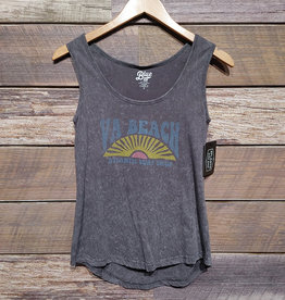 Atlantic Surf Co Atlantic Surf Retro Sun Ladies Mineral Tank Charcoal