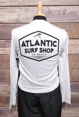 Atlantic Surf Co Atlantic Surf Badge Longsleeve T-shirt White