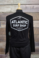 Atlantic Surf Co Atlantic Surf Shop Badge Longsleeve T-shirt Black