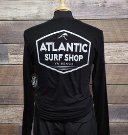 Atlantic Surf Co Atlantic Surf Badge Longsleeve T-shirt Black