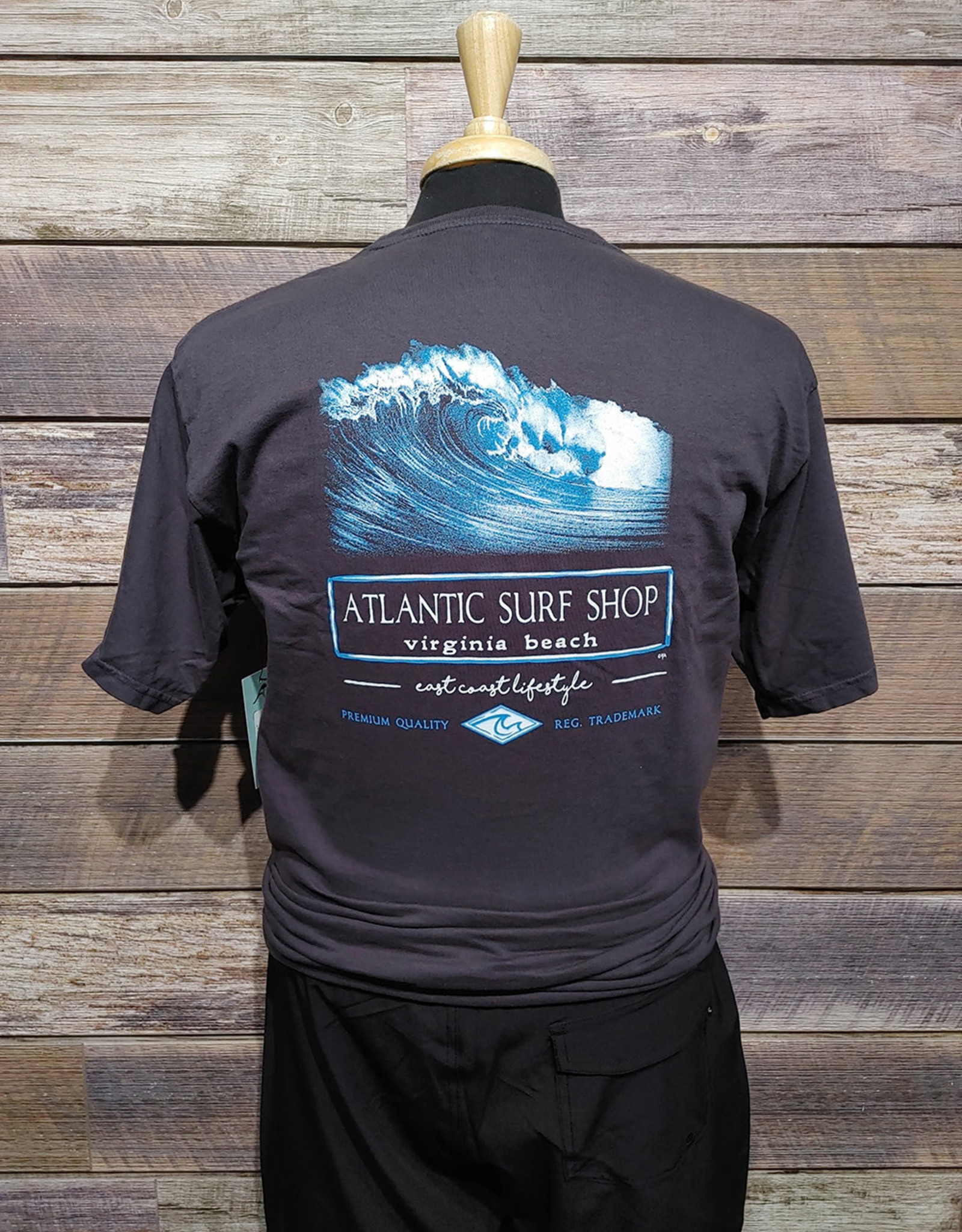 Atlantic Surf Co Atlantic Surf Shop East Coast Lifestyle T-shirt Black