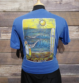 Atlantic Surf Co Atlantic Surf Sweet Set T-shirt Blue