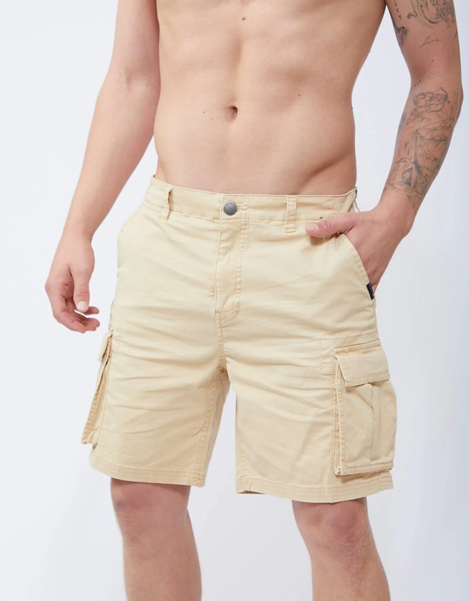 Rusty Rusty Safari Cargo Short Light Khaki