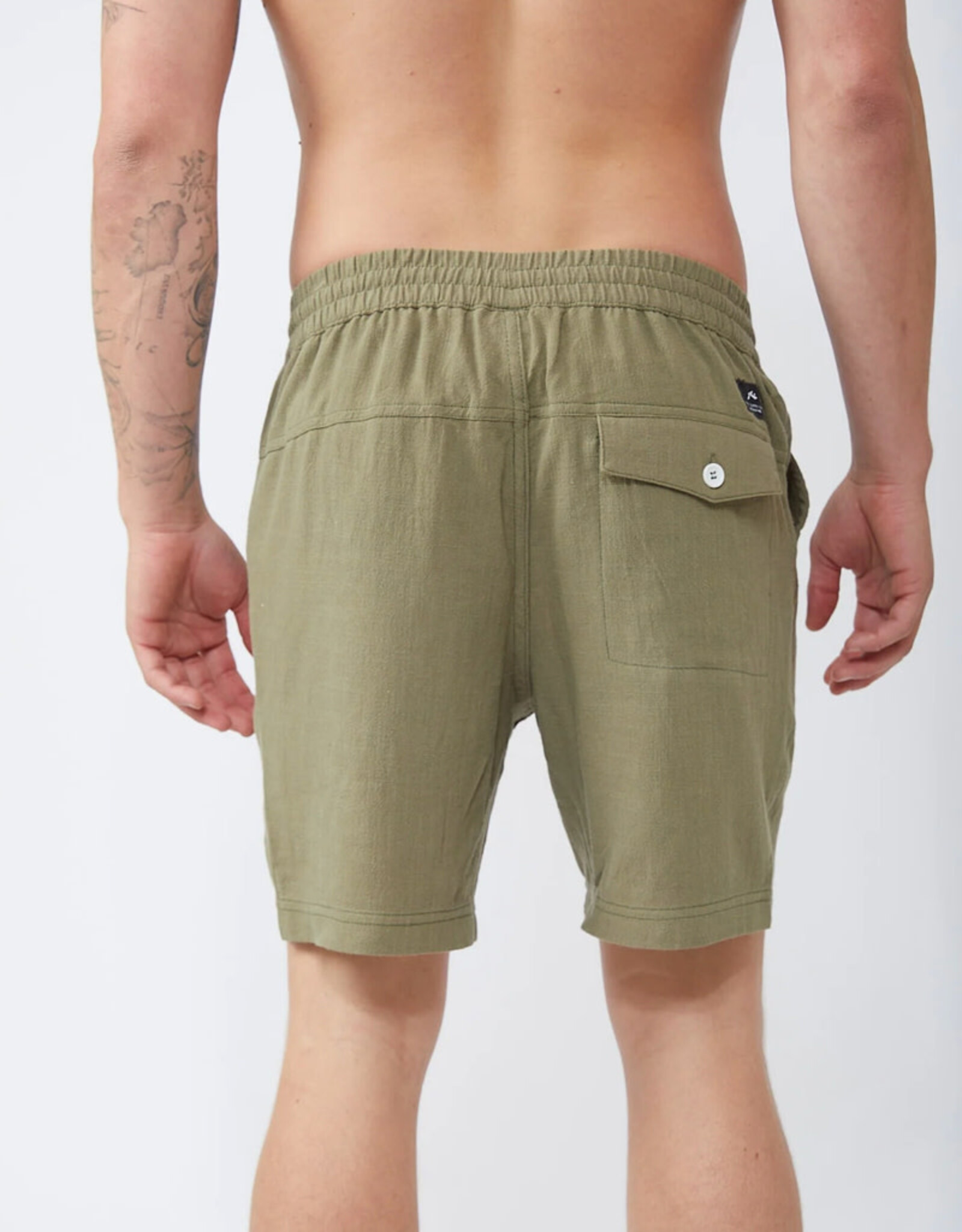 Rusty Rusty Rehash 17" Elastic Walkshort Savanna