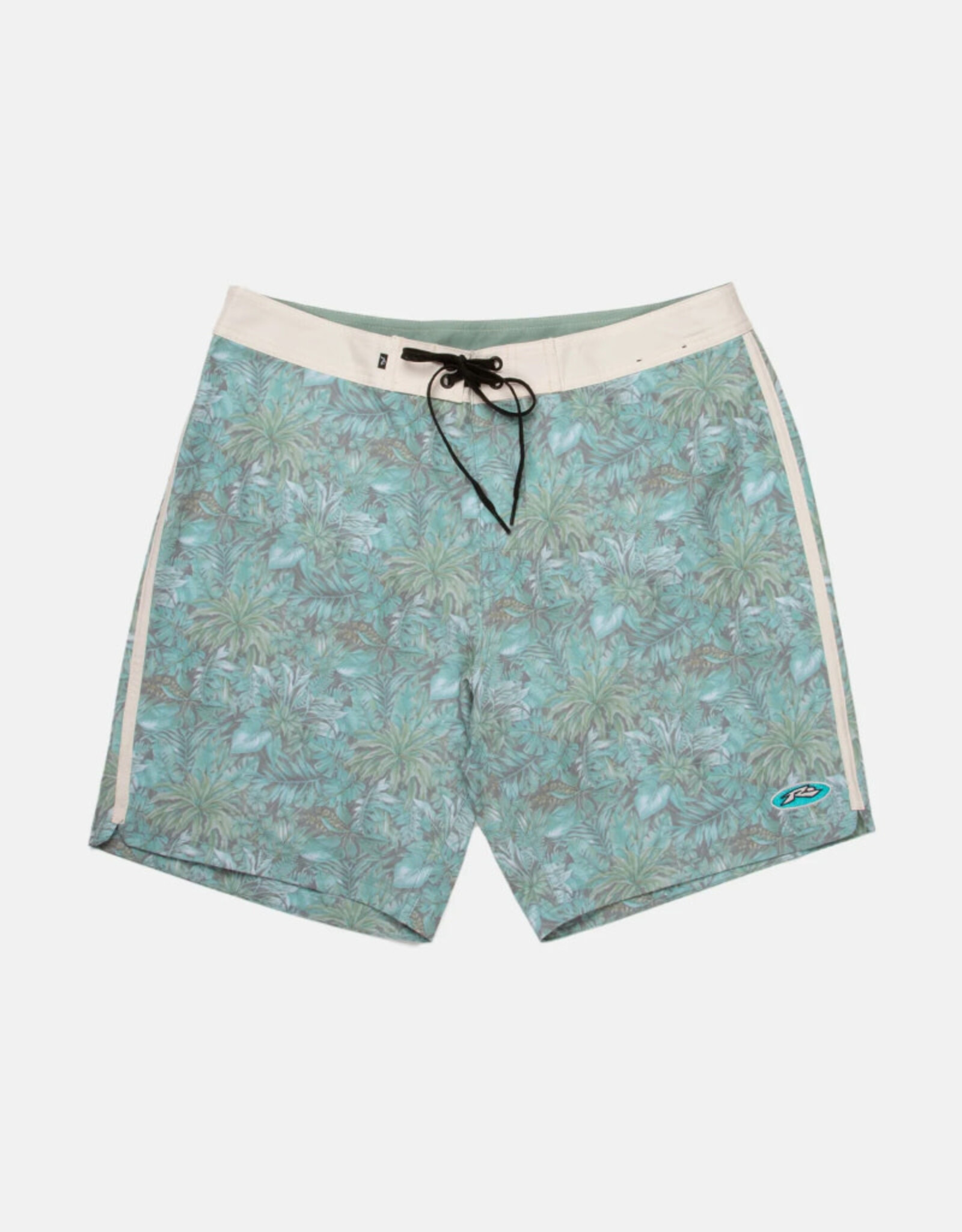 Rusty Rusty Jungle Fixed Boardshort Ash Blue