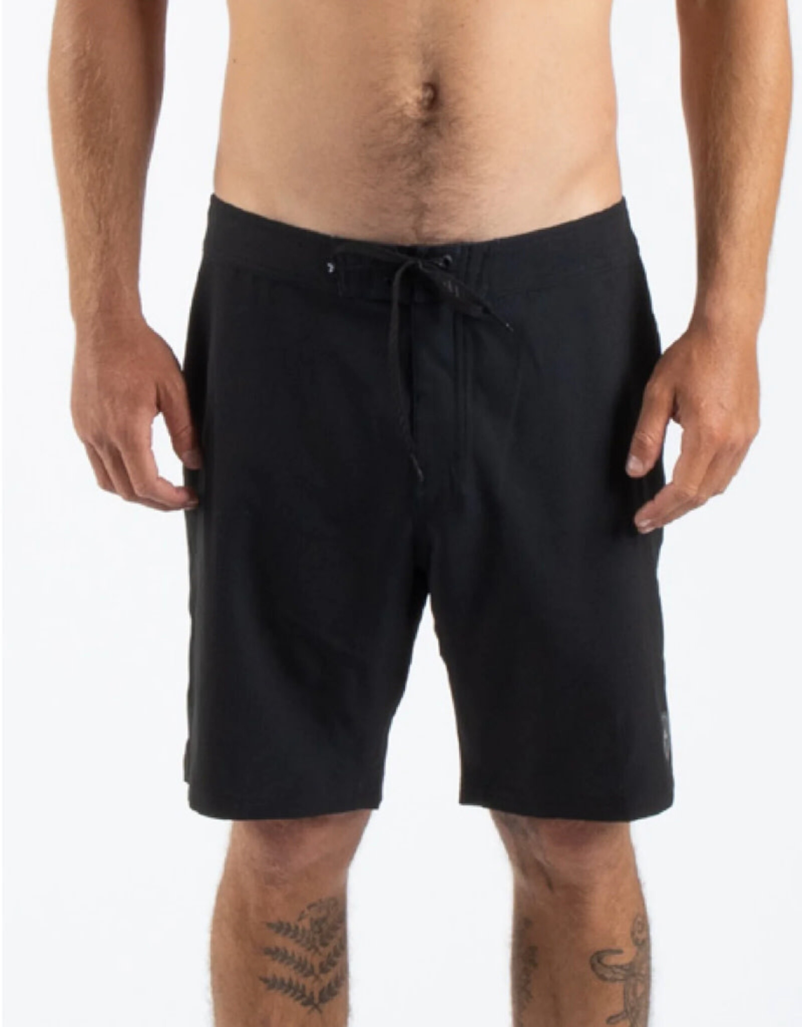 Rusty Rusty Base 19” Fixed Waist Boardshort Black