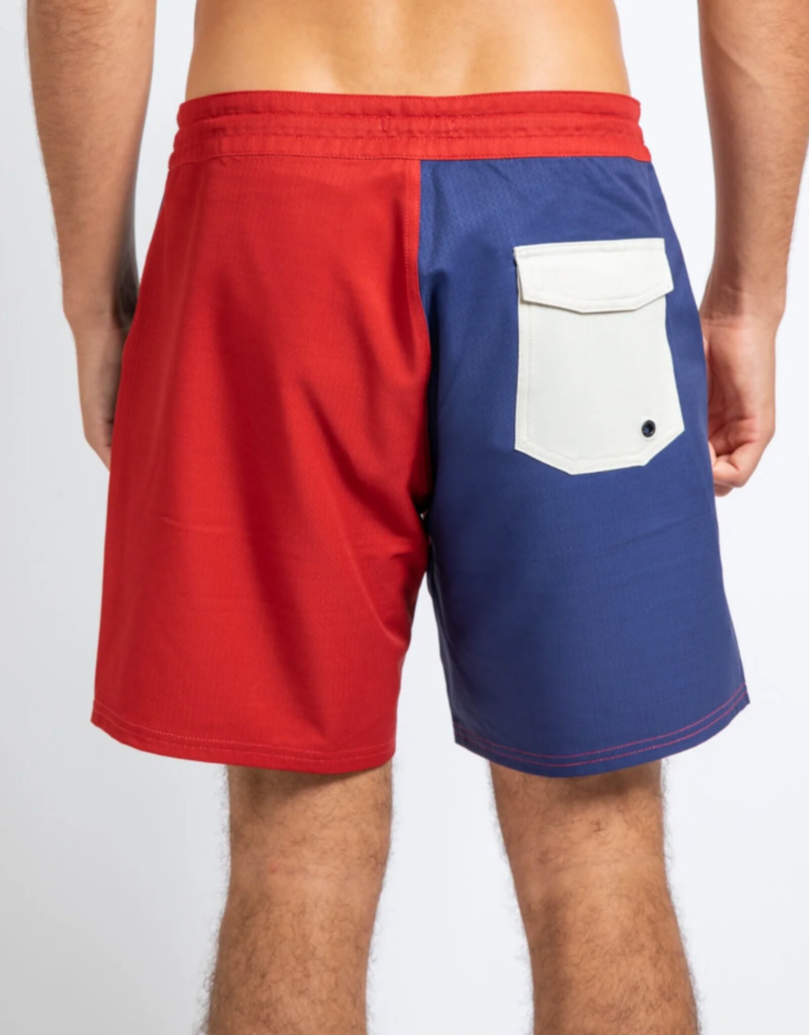 Rusty Rusty Capital 17" Boardshort Red/Navy