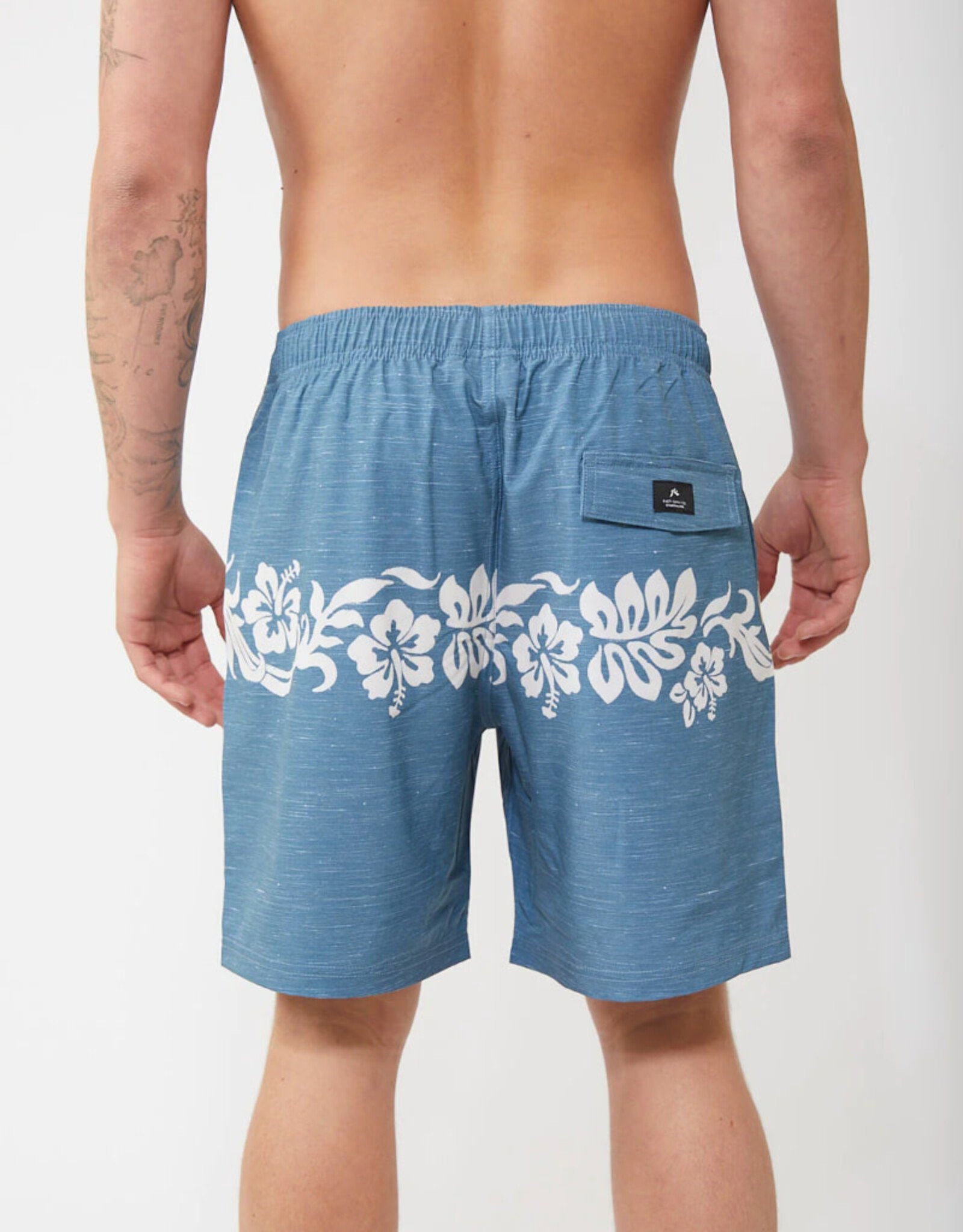 Rusty Rusty Borli Elastic Boardshort China Blue