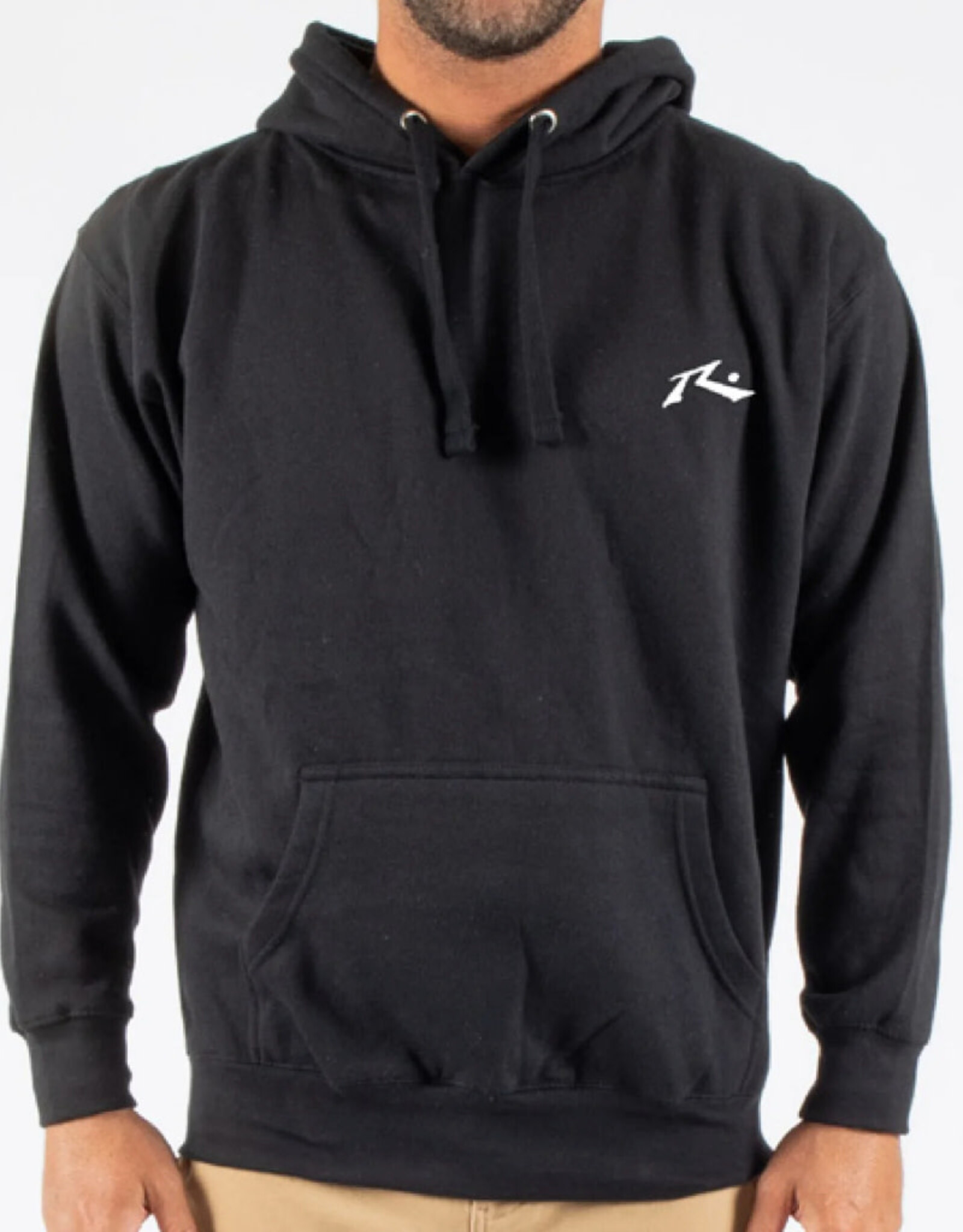 Rusty Rusty Base Hooded Fleece Black