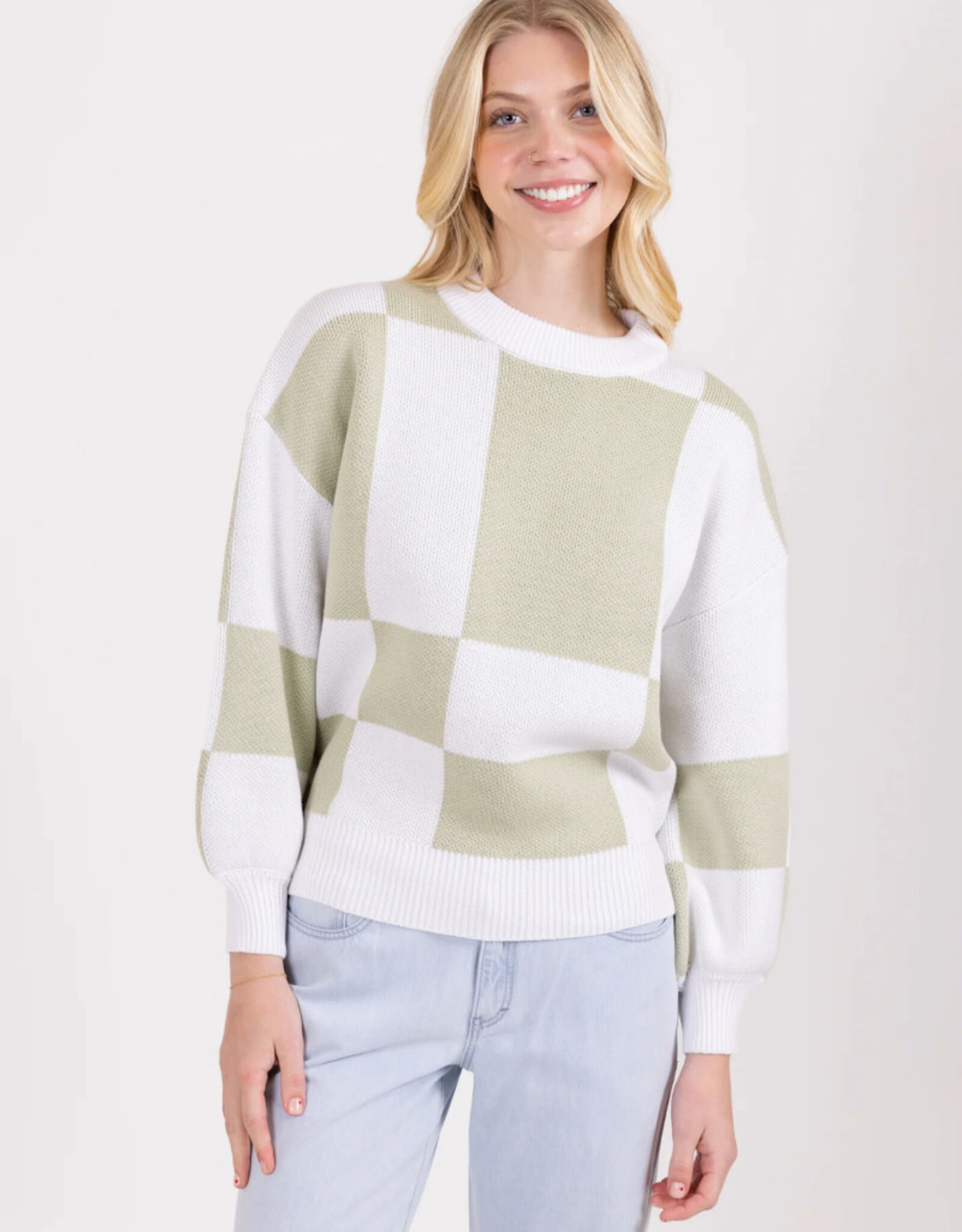 Rusty Rusty Dora Crew Knit Pastel Lime