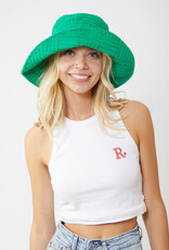 Rusty Rusty Sadie Toweling Bucket Hat Green