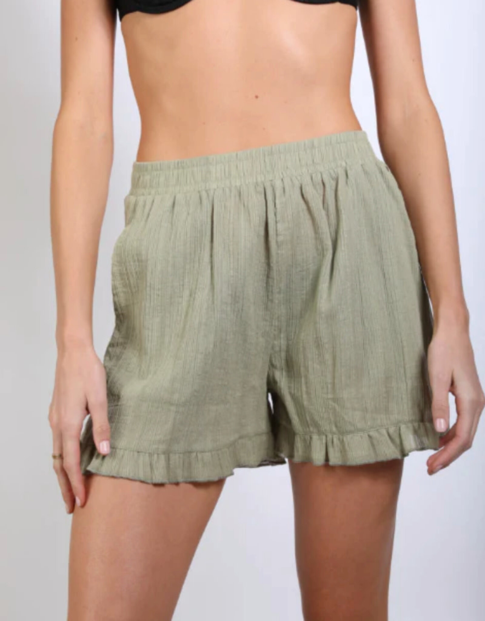 Rusty Rusty Siloh Pull On Shorts Olive