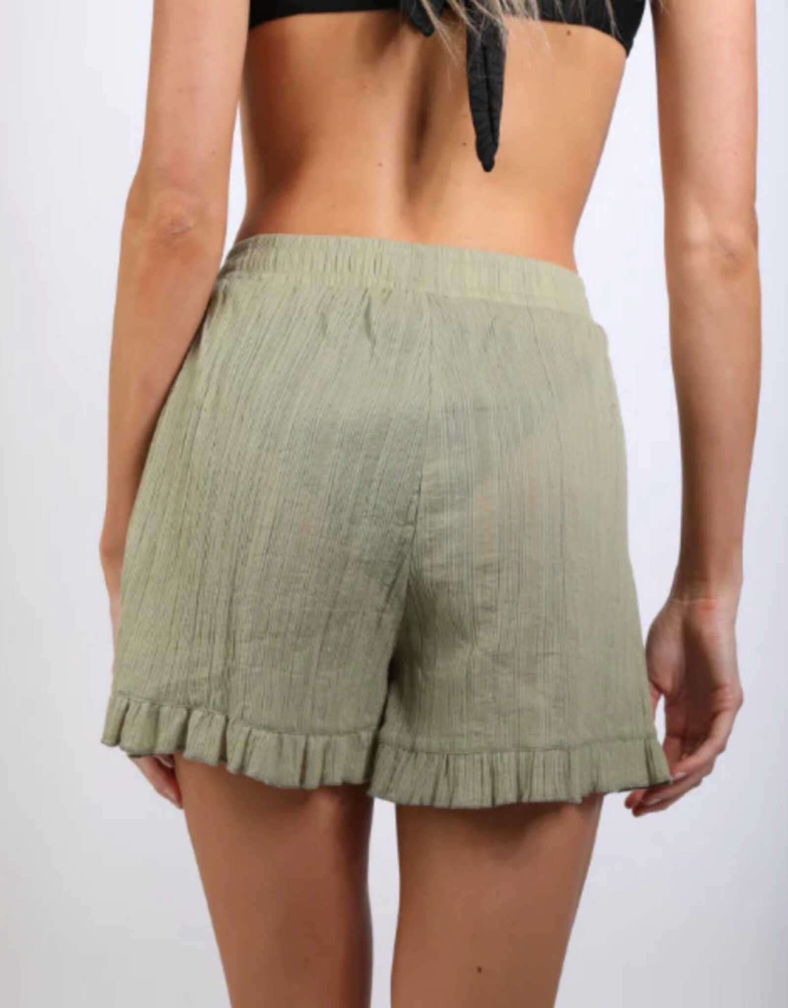 Rusty Rusty Siloh Pull On Shorts Olive