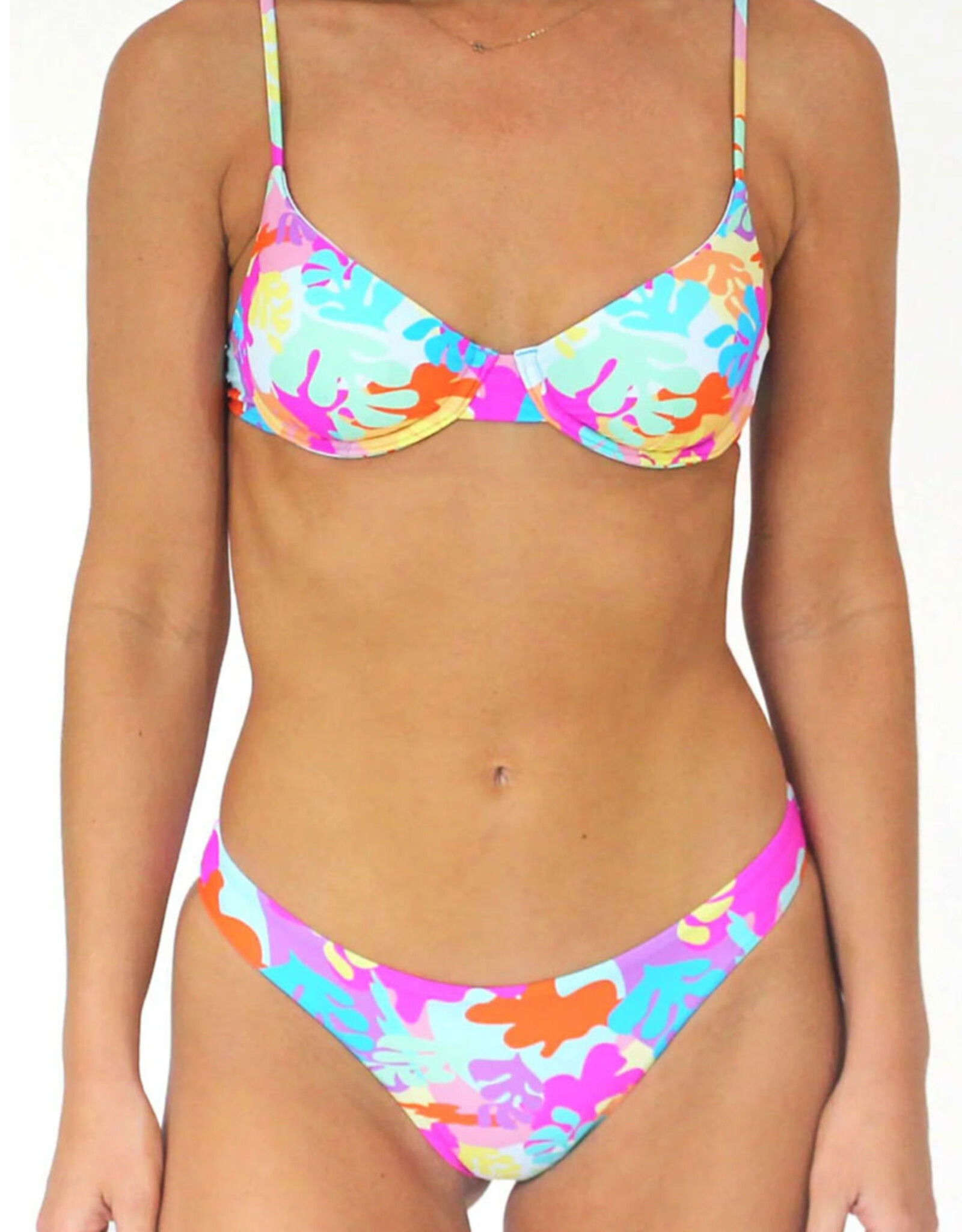 Rusty Rusty Coral Bikini Top Pink