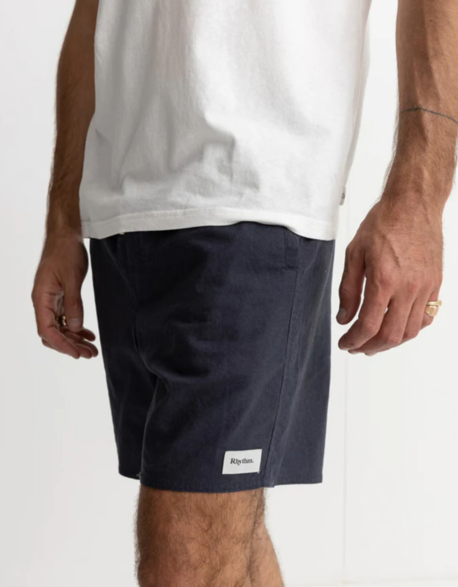 Rhythm Rhythm Classic Linen Jam Short Worn Navy