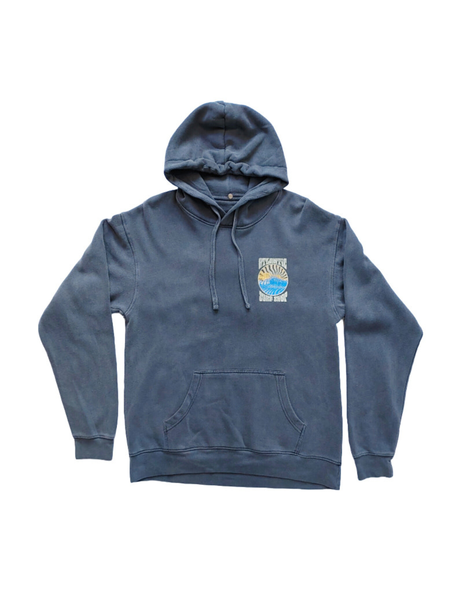 Atlantic Surf Co Atlantic Surf Old School Surf Hoodie Black