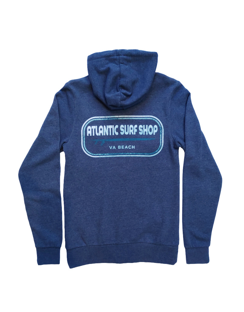 Atlantic Surf Barrel Hoodie Denim Blue Atlantic Surf Shop