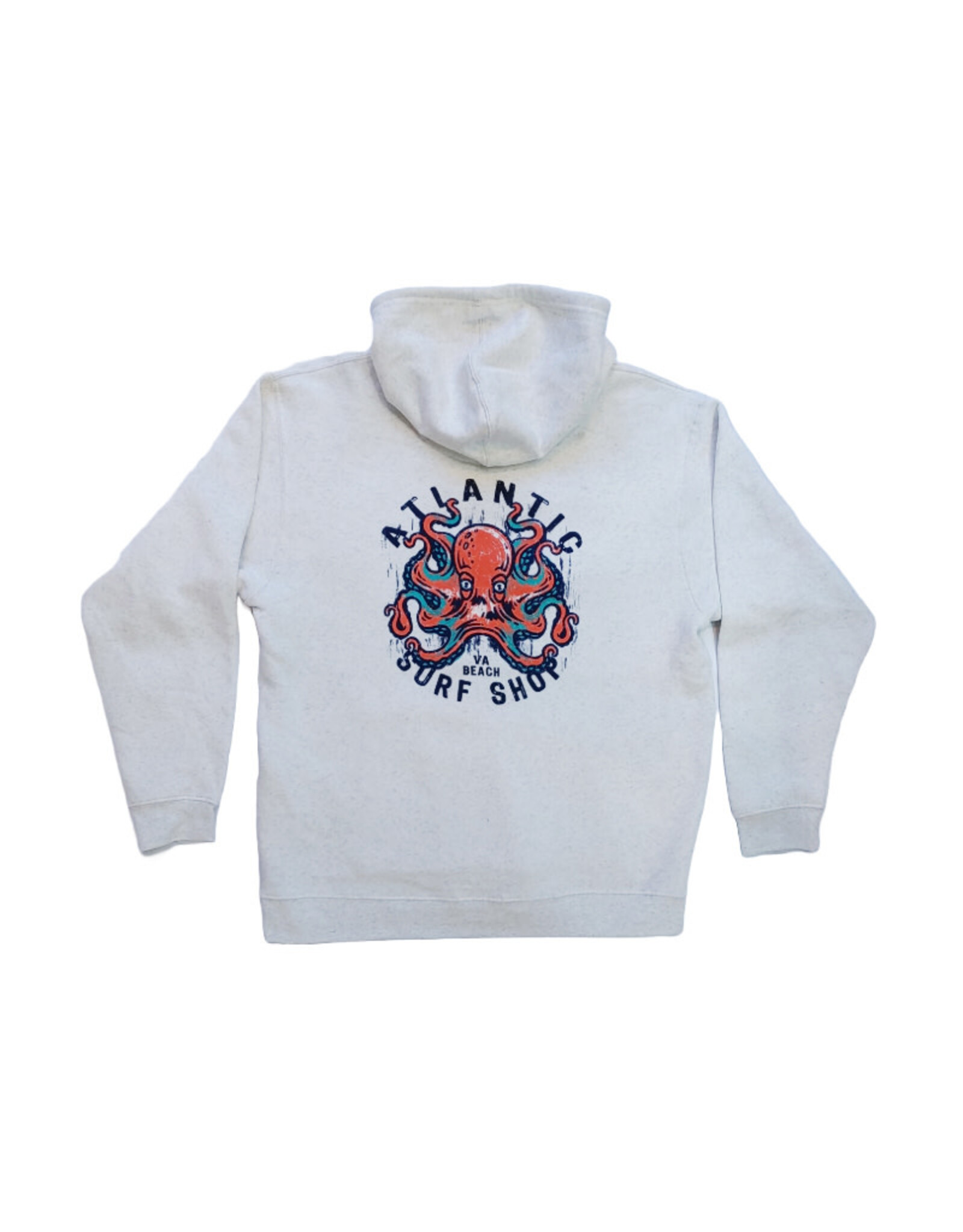 Atlantic Surf Co Atlantic Surf Shop Lurking Octo Hoodie Heather Ivory