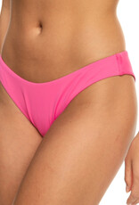 Roxy Roxy Solid Beach Classics High Leg Bikini Bottoms Shocking Pink