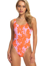 Roxy Roxy Surf.Kind.Kate. Reversible One-Piece Swimsuit Pink Frosting My Kind Of Hibiscus