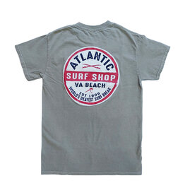 Atlantic Surf Co Atlantic Surf World’s Okayest Surf Break T-shirt Classic Khaki