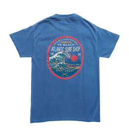 Atlantic Surf Co Atlantic Surf Nightfall T-shirt Denim Blue