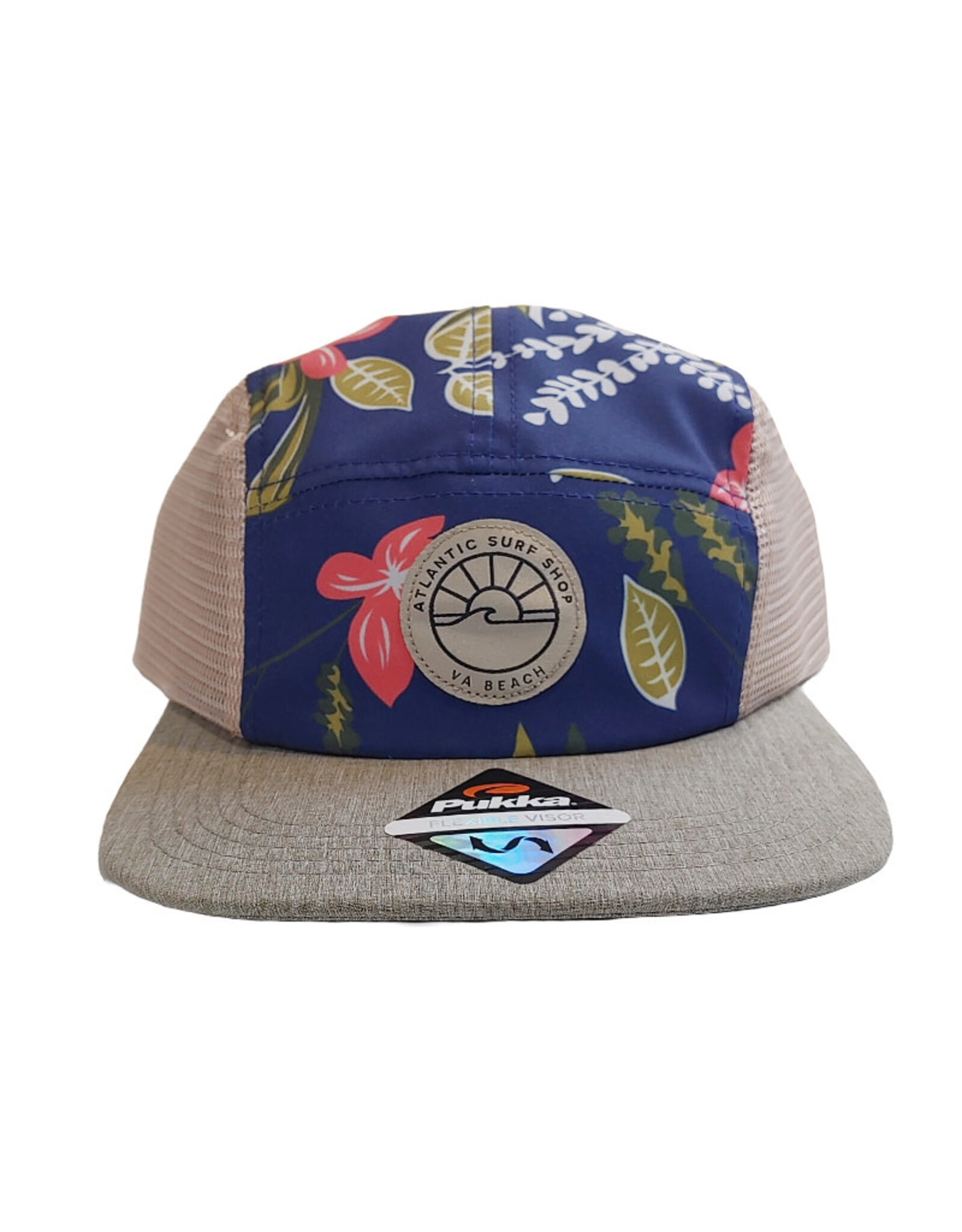 Atlantic Surf Co Atlantic Surf Shop Mesh Runner Hat Tropical Blue