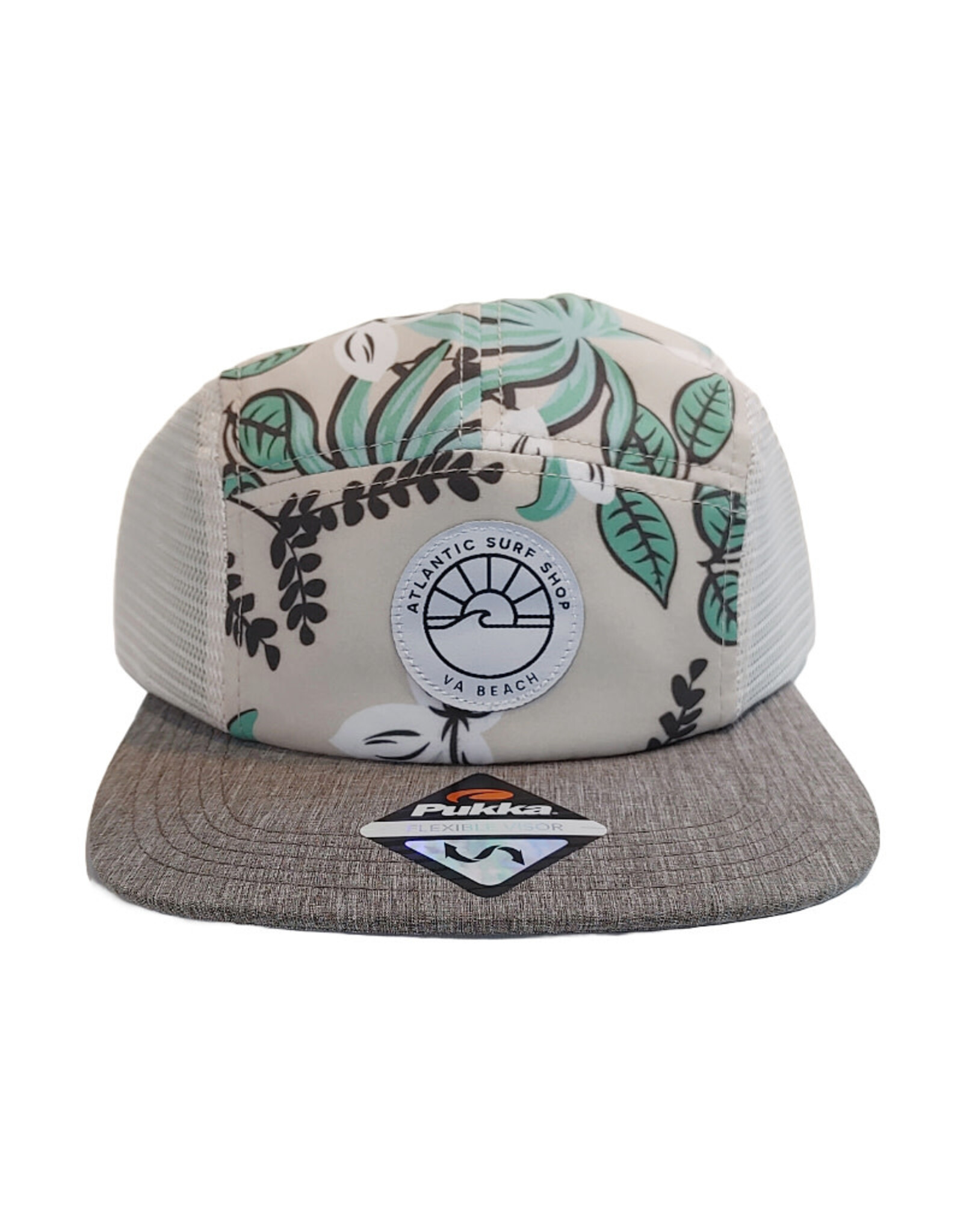 Atlantic Surf Co Atlantic Surf Shop Mesh Runner Hat Tropical Ivory