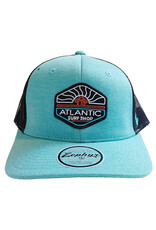 Atlantic Surf Co Atlantic Surf Retro Rays Trucker Ball Cap Sea Mist Green