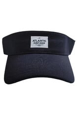 Atlantic Surf Co Atlantic Surf Logo Performance Visor Black