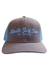 Atlantic Surf Co Atlantic Surf Sport Two Tone Trucker Ball Cap Blue/Grey