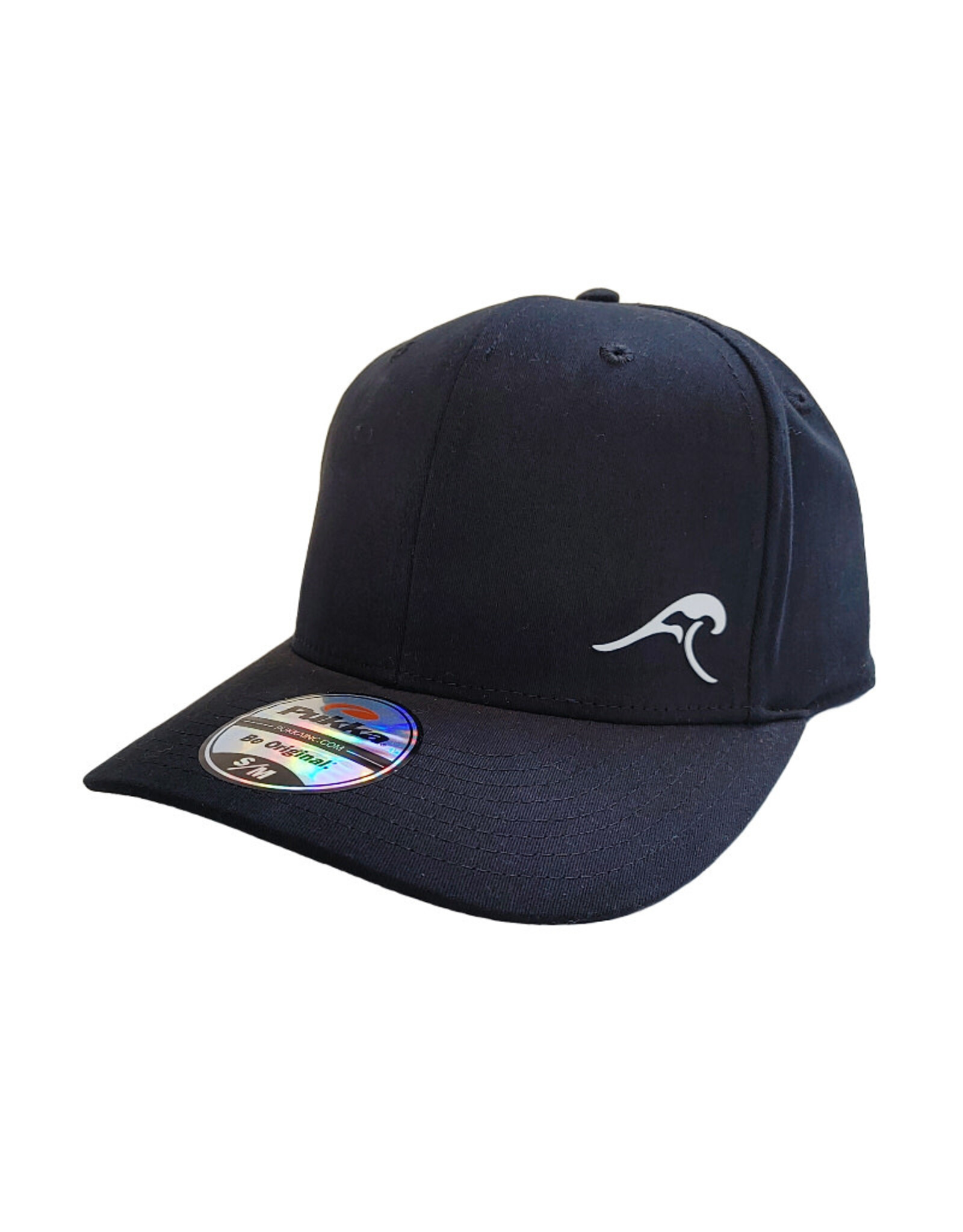 Atlantic Surf Co Atlantic Surf Logo Flex Fit Ball Cap Black