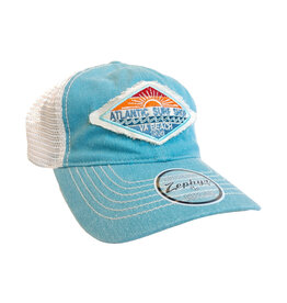 Atlantic Surf Co Atlantic Surf Sun Diamond Trucker Hat Turquoise