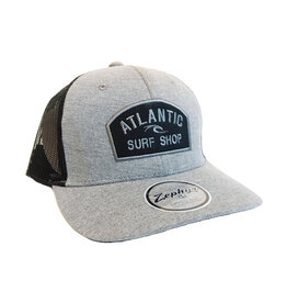 Atlantic Surf Co Atlantic Surf Shadow Patch Trucker Cap Grey