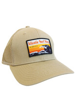 Atlantic Surf Co Atlantic Surf Shop Throwback Patch Tan Trucker Hat