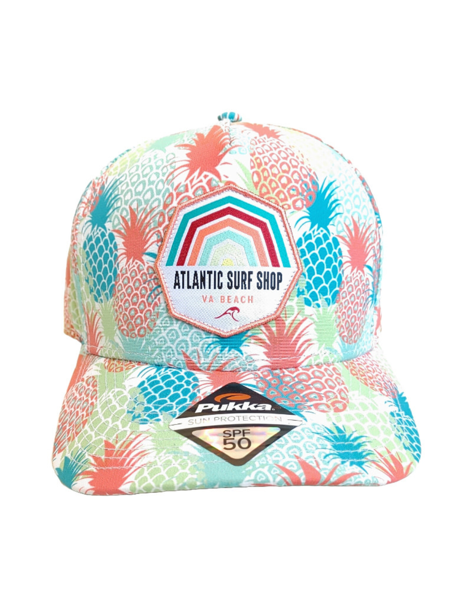Atlantic Surf Co Atlantic Surf Pineapple Performance Ball Cap Pink
