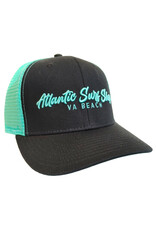 Atlantic Surf Co Atlantic Surf Sport Two Tone Trucker Ball Cap Mint/Black