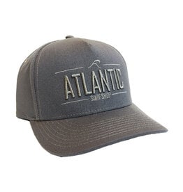 Atlantic Surf Co Atlantic Surf Shadow Organic Cotton Canvas Ball Cap Grey