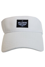 Atlantic Surf Co Atlantic Surf Logo Performance Visor White